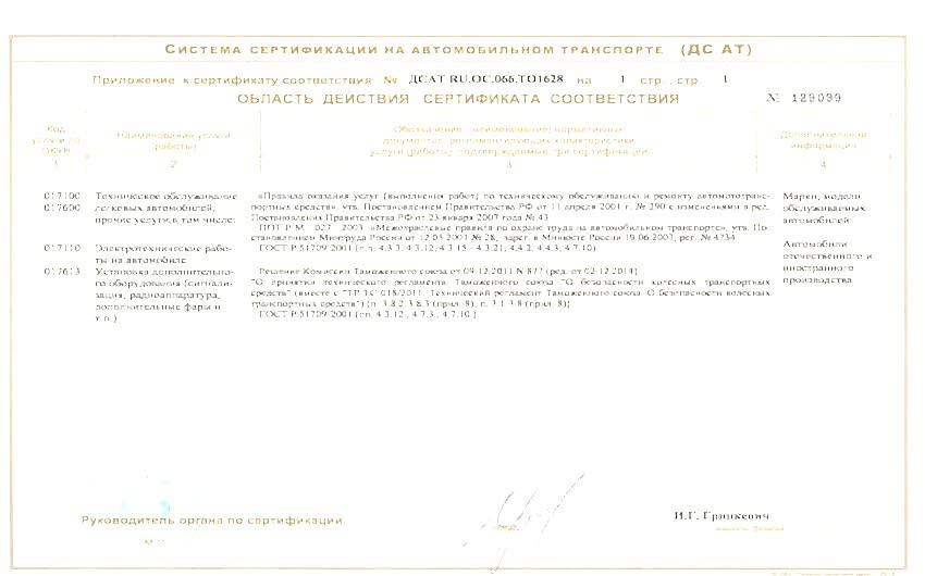 Сертификат